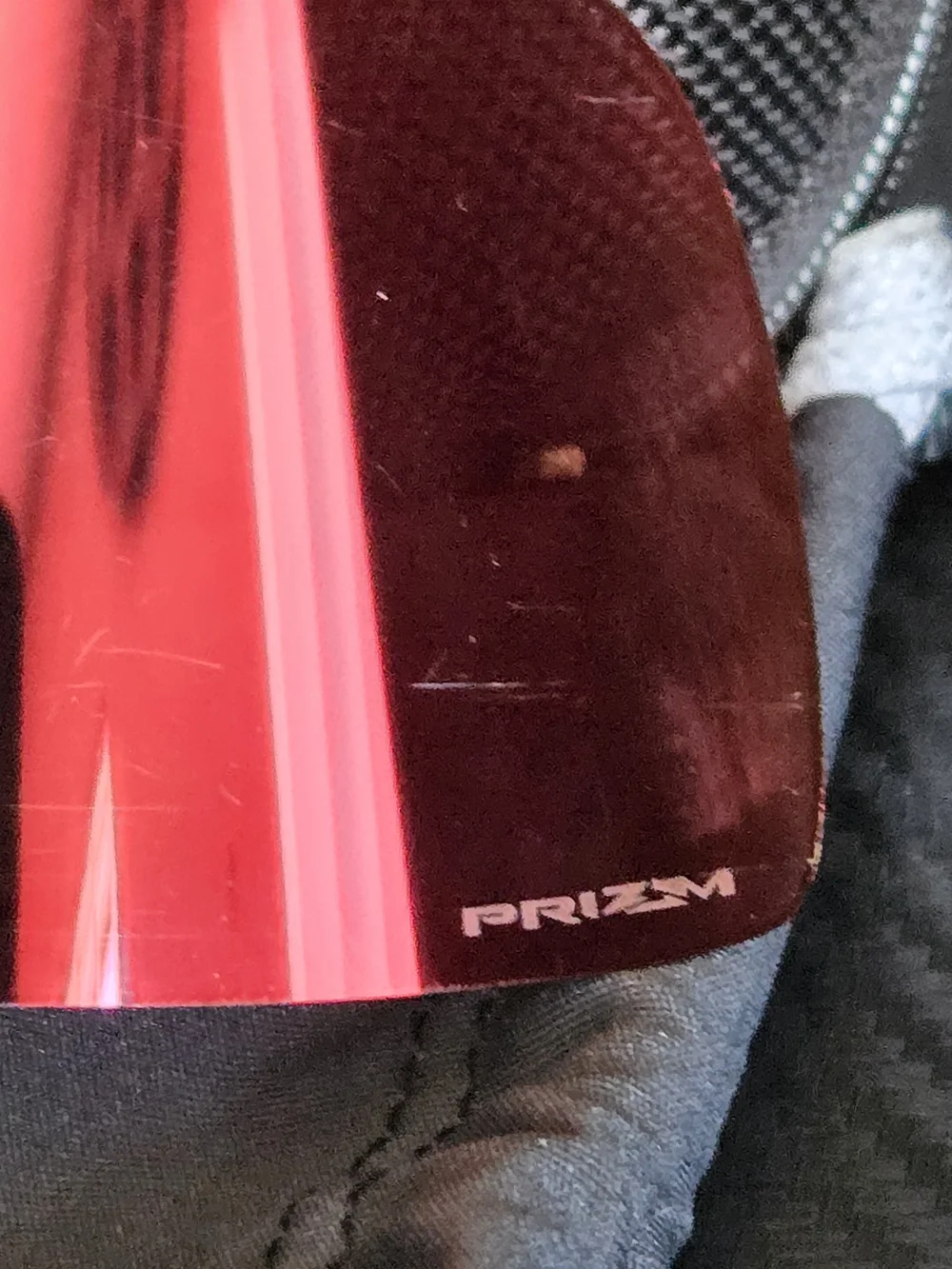 Red Oakley Prizm Sunglasses - LENS & Cases Only